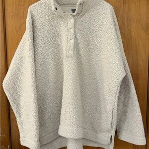 Aerie Cream Sherpa Fleece